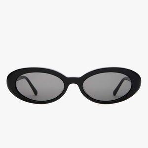 Crap Eyewear black sweet leaf tiny sunglasses